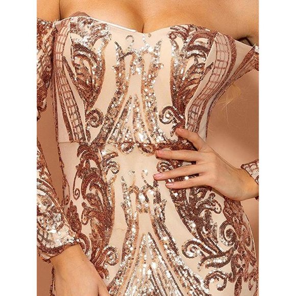 NEW Beautiful Sparkling Bling Sequin Evening Gown Prom Dress Quincenera … - Picture 11 of 16